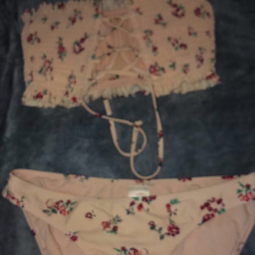 Two piece bathing suit